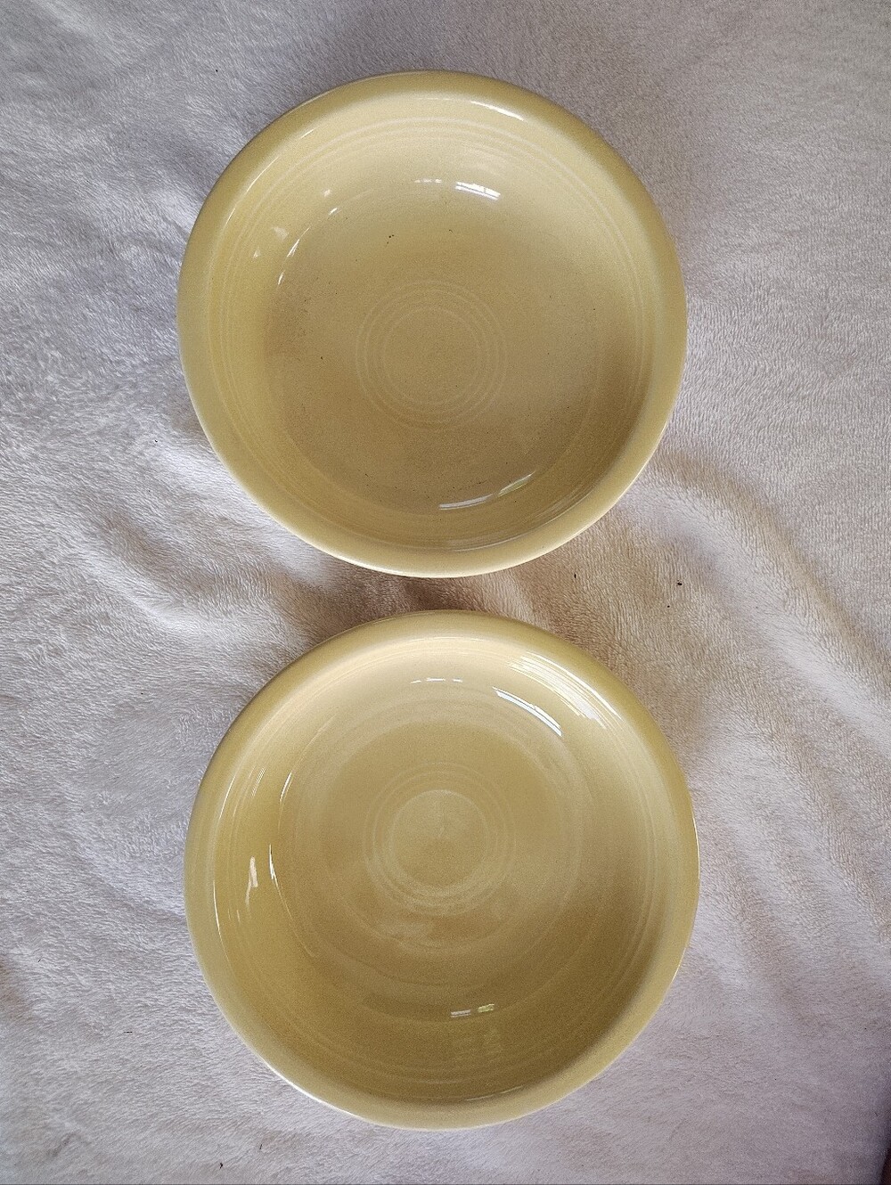 Fiestaware Yellow Soup/ Cereal Bowl 7” Set Of 2